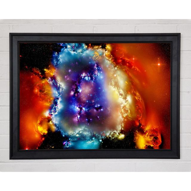 Beyond Space - Single Picture Frame Art Prints Ebern Designs Size: 42" H x 59.7" W x 1.5" D on Productcaster.