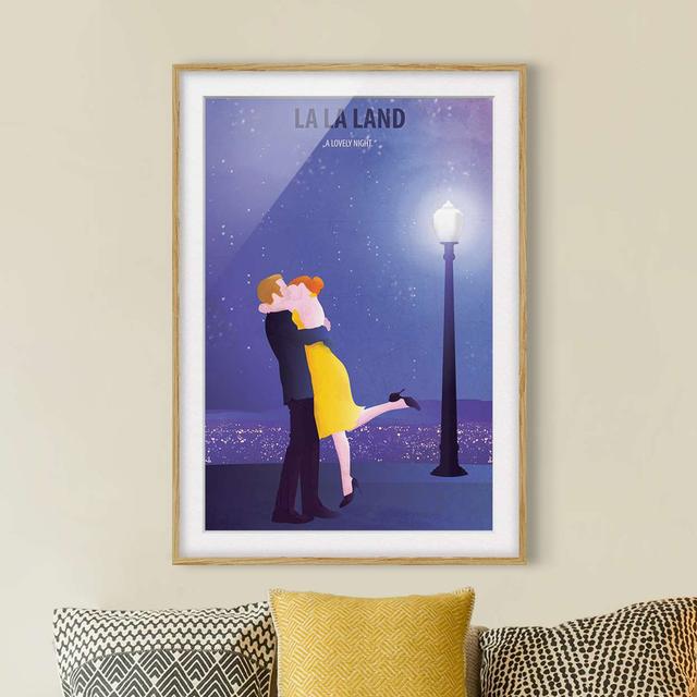 Movie Poster La La Land II - Picture Frame Graphic Art on Paper Bilderwelten Frame Option: Brown Framed, Size: 55cm H x 40cm W x 2cm D on Productcaster.