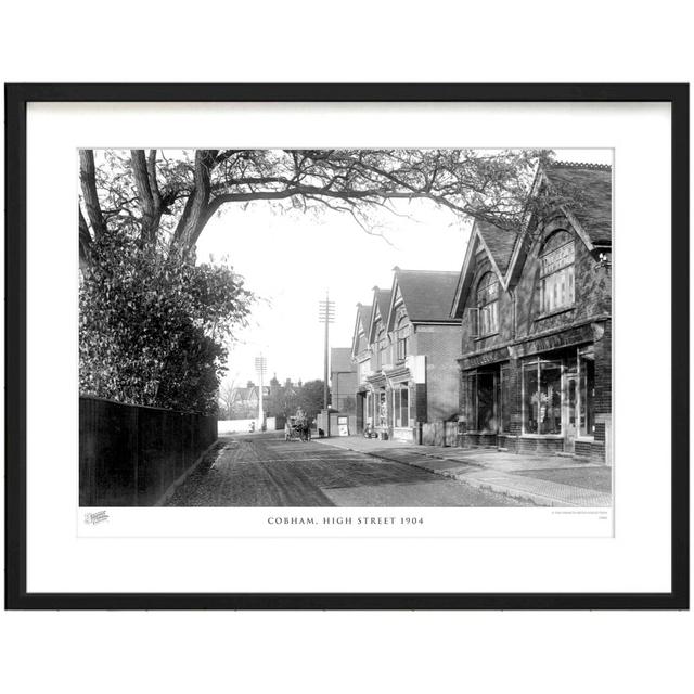 'Cobham, High Street 1904' by Francis Frith - Picture Frame Photograph Print on Paper The Francis Frith Collection Size: 28cm H x 36cm W x 2.3cm D on Productcaster.