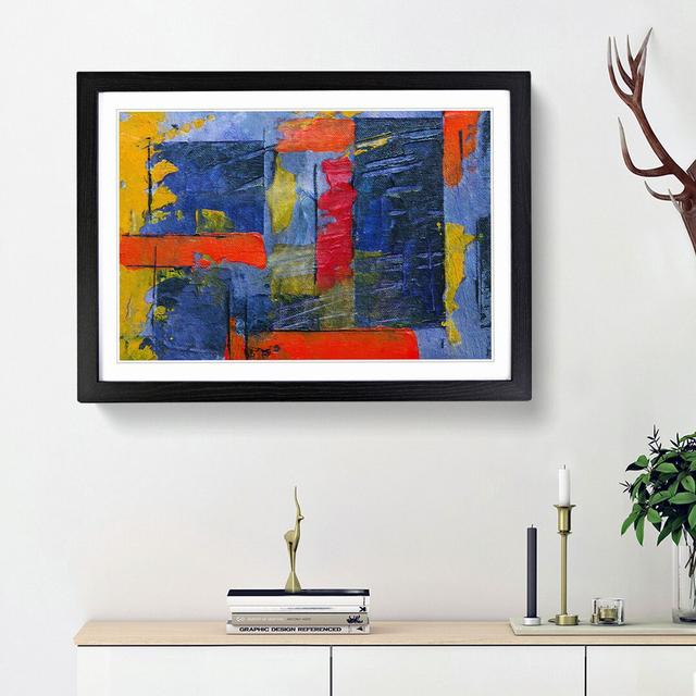 Abstract Vol.380 by S.Johnson - Picture Frame Painting Print on Paper East Urban Home Frame Option: Black Framed, Size: 45cm H x 63cm W x 2cm D on Productcaster.