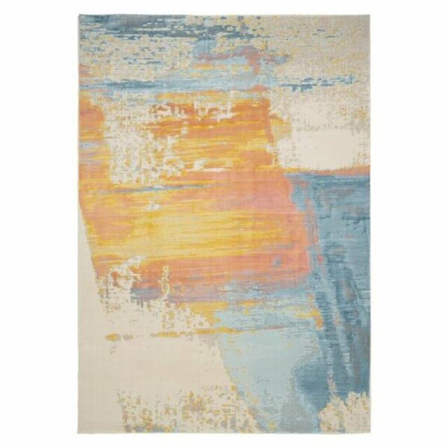 Marsha Covor Afterglow Tufted Orange/Blue Rug Brayden Studio Rug Size: Rectangle 80 x 140cm on Productcaster.