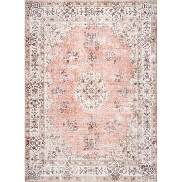 Kilmarnock Orange/Grey/Brown Rug Blue Elephant Rug Size: Rectangle 91 x 152cm on Productcaster.