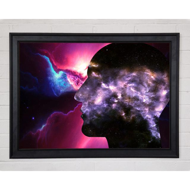 Face Of The Universe Framed Print Ivy Bronx Size: 21cm H x 29.7cm W x 1.5cm D on Productcaster.