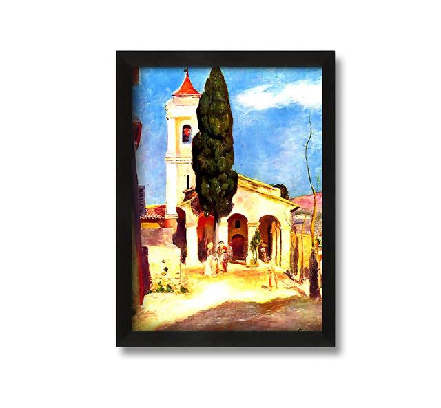 Church in Cagnes by Pierre-Auguste Renoir - Picture Frame Painting on Canvas Ophelia & Co. Size: 30cm H x 21cm W x 10cm D on Productcaster.