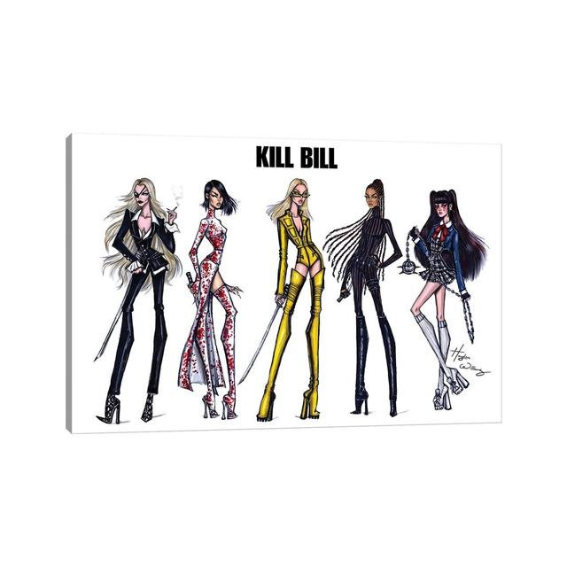 Kill Bill by Hayden Williams - Print on Canvas 17 Stories Format: Wrapped Canvas, Size: 66.04cm H x 101.6cm W x 3.81cm D on Productcaster.