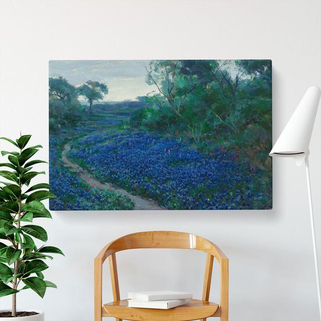 Bluebonnet Flowers Vol.5 by Julian Onderdonk - Wrapped Canvas Painting East Urban Home Size: 50cm H x 76cm W x 3cm D on Productcaster.