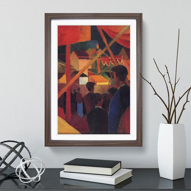 Tightrope Walker Vol.2 by August Macke - Picture Frame Painting East Urban Home Frame Option: Walnut, Size: 48cm H x 36cm W x 2cm D on Productcaster.