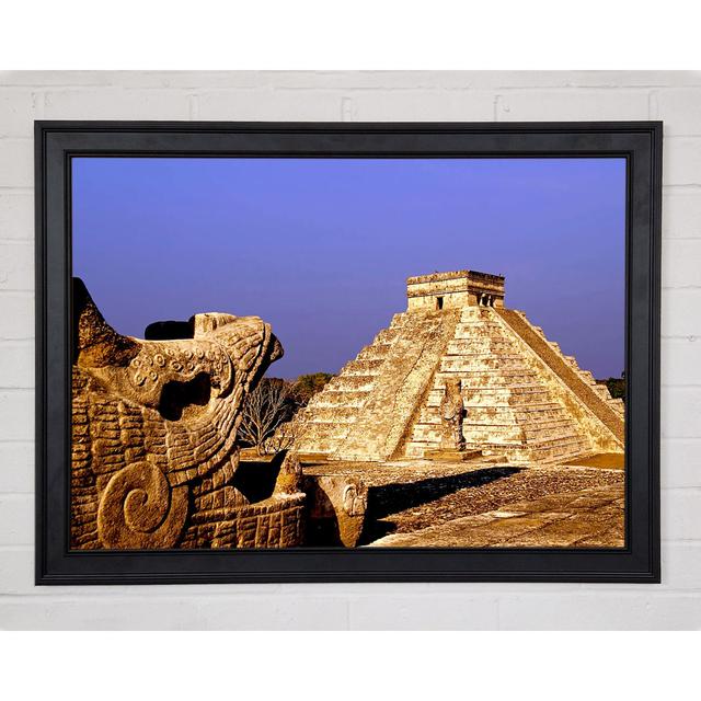 Mexico Pyramids - Single Picture Frame Art Prints Rosalind Wheeler Size: 42cm H x 59.7cm W on Productcaster.