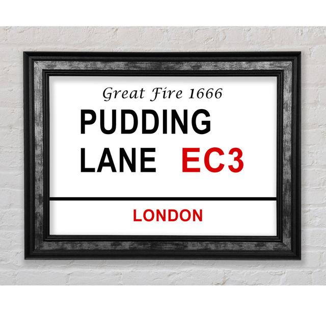 Pudding Lane Signs - Single Picture Frame Art Prints Bright Star Size: 29.7cm H x 42cm W x 8cm D on Productcaster.