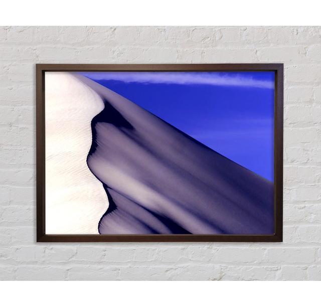 White Sand Desert Framed Print Bright Star Size: 100cm H x 141.4cm W on Productcaster.