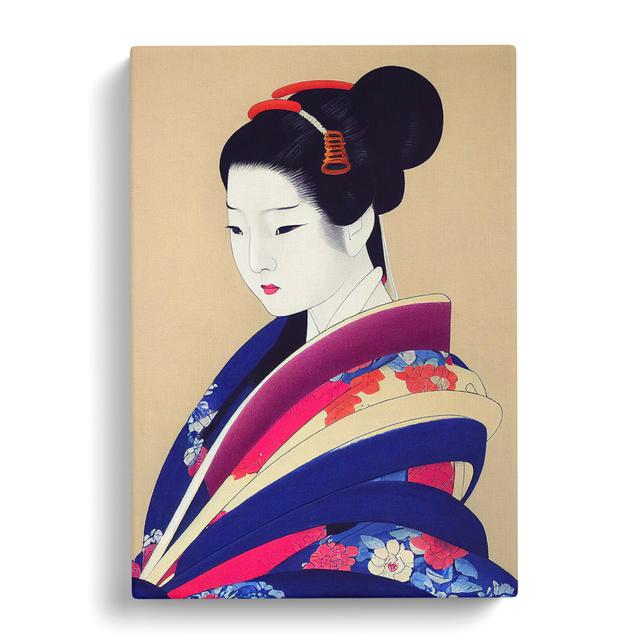 View of a Geisha No.5 - Wrapped Canvas Graphic Art Latitude Vive Size: 76cm H x 50cm W x 3cm D on Productcaster.