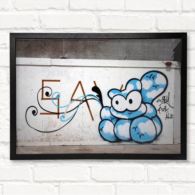 Blue Birds Framed Print Happy Larry Size: 29.7cm H x 42cm W on Productcaster.