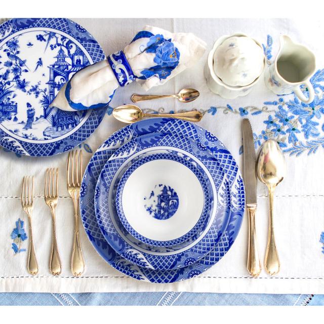 Dupree 24 Piece Porcelain China Dinnerware Set - Service for 6 Marlow Home Co. on Productcaster.