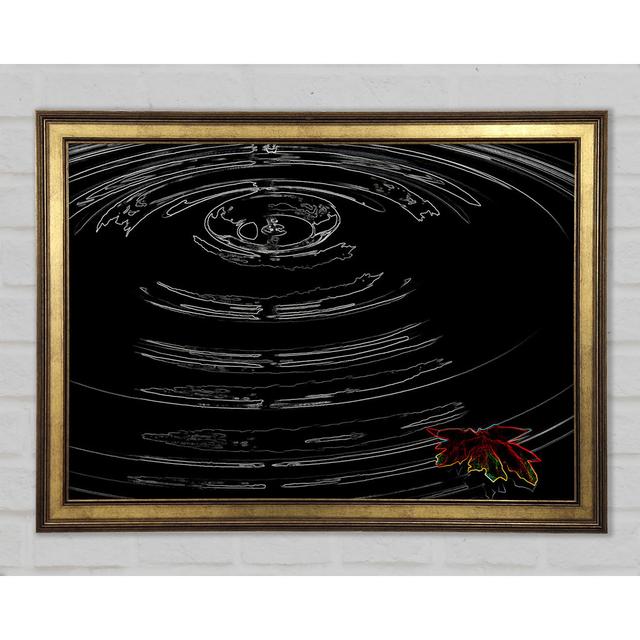 Ripples - Single Picture Frame Art Prints on Wood Marlow Home Co. Size: 42cm H x 59.7cm W on Productcaster.