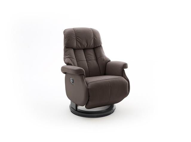 Damiana Manual Recliner Ebern Designs Leg Colour: Black, Upholstery Colour: Brown on Productcaster.