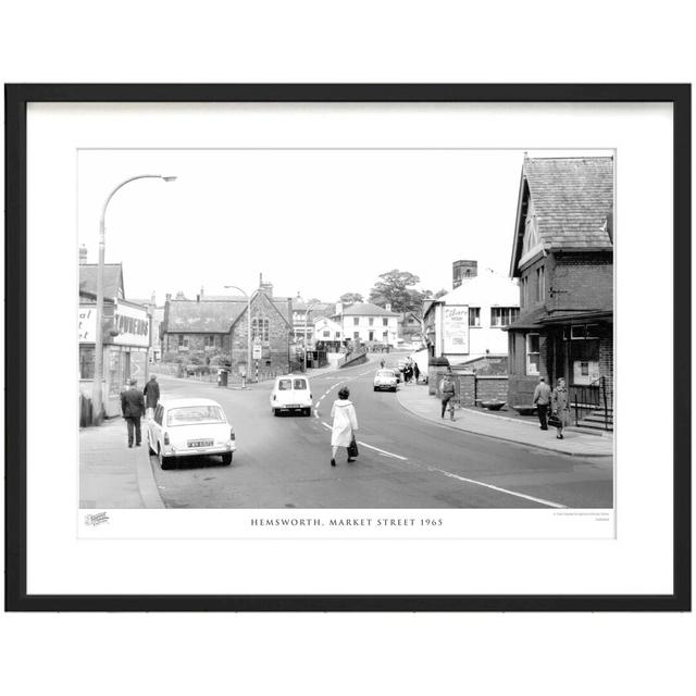 'Hemsworth, Market Street 1965' - Picture Frame Photograph Print on Paper The Francis Frith Collection Size: 45cm H x 60cm W x 2.3cm D on Productcaster.