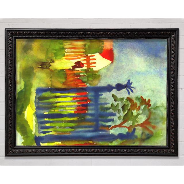 August Macke Gartentor - Einzelner Bilderrahmen Kunstdrucke Bright Star Größe: 29,7 cm H x 21 cm B x 3 cm T on Productcaster.