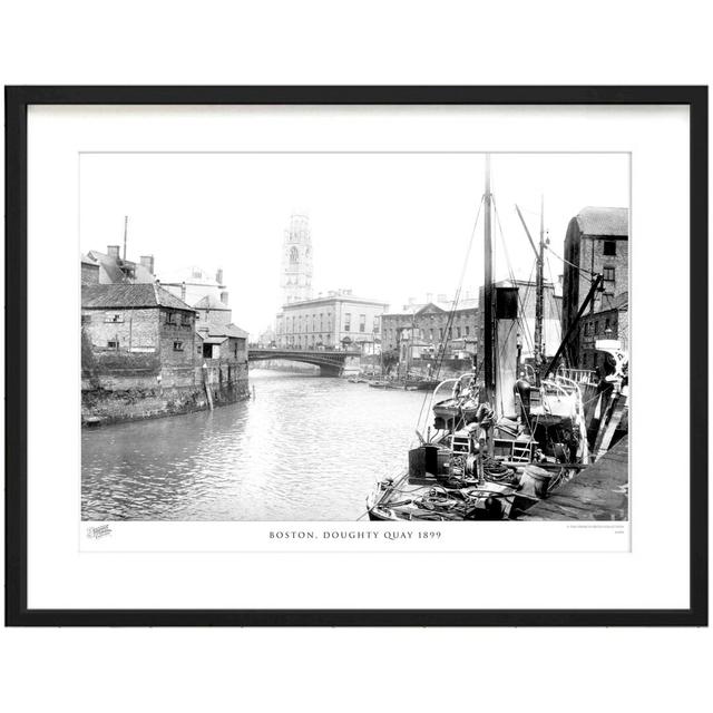 Boston, Doughty Quay 1899 - Single Picture Frame Print The Francis Frith Collection Size: 31.5cm H x 38.8cm W x 2.3cm D on Productcaster.