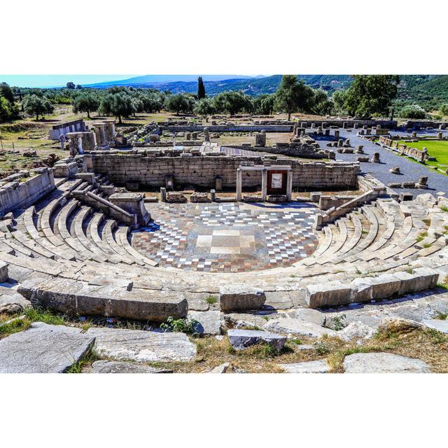 Ruins of Theater by Elgreko - Wrapped Canvas Photograph Alpen Home Size: 61cm H x 91cm W on Productcaster.