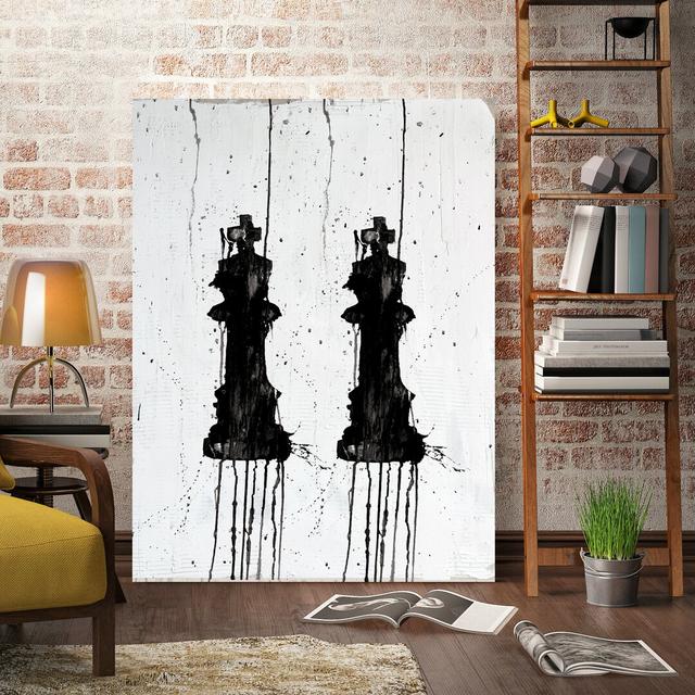 Two Kings by Kent Youngstrom - Wrapped Canvas Painting Print East Urban Home Size: 102 cm H x 76 cm W x 4 cm D on Productcaster.