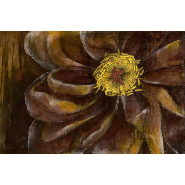 Floral Illusion II by Jennifer Goldberger - Wrapped Canvas Print Rosalind Wheeler Size: 30cm H x 46cm W on Productcaster.