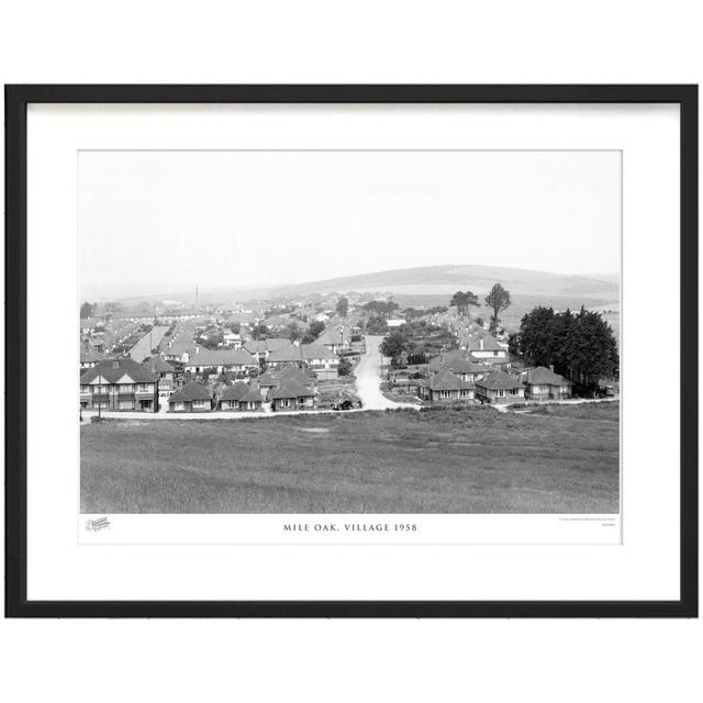 Mile Oak, Village 1958 by Francis Frith - Single Picture Frame Print The Francis Frith Collection Size: 28cm H x 36cm W x 2.3cm D on Productcaster.