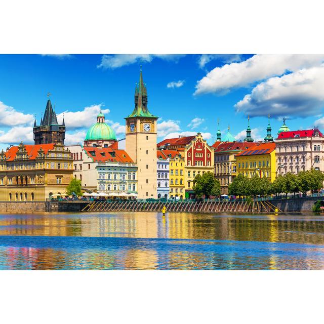 Pemberville Old Town In Prague - Wrapped Canvas Print Latitude Run Size: 81cm H x 122cm W x 3.8cm D on Productcaster.