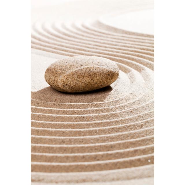 Symbol of Zen Massage for Inner Beauty - Wrapped Canvas Photograph Ebern Designs Size: 122cm H x 81cm W x 3.8cm D on Productcaster.