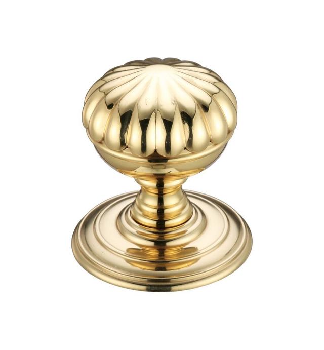 Fulton & Bray Passage Door Knob (Set of 2) Fulton & Bray Finish: Polished Brass on Productcaster.