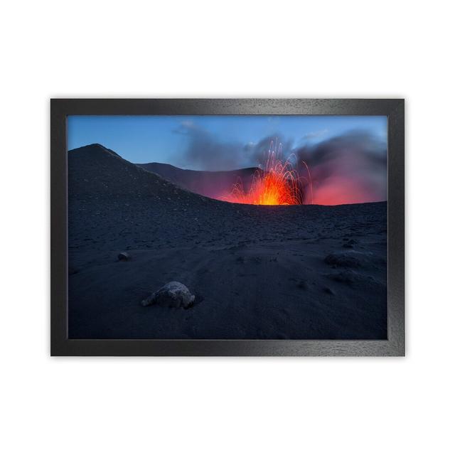 Approaching Hell by Karsten Wrobel - Photograph Print on Canvas Alpen Home Format: Black Framed, Size: 25cm H x 34cm W x 3cm D on Productcaster.