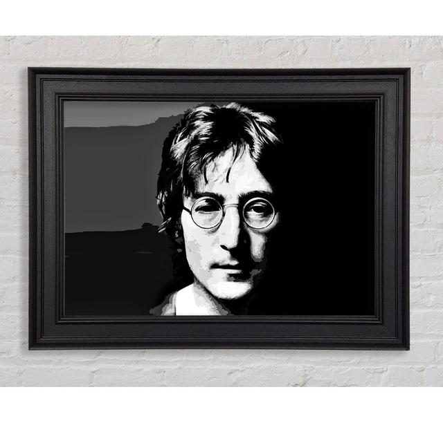 John Lennon Peace - Single Picture Frame Art Prints Rosalind Wheeler Size: 59.7cm H x 84.1cm W on Productcaster.