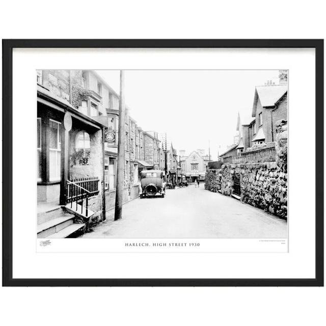 Harlech, High Street 1930 - Single Picture Frame Print The Francis Frith Collection Size: 28cm H x 36cm W x 2.3cm D on Productcaster.