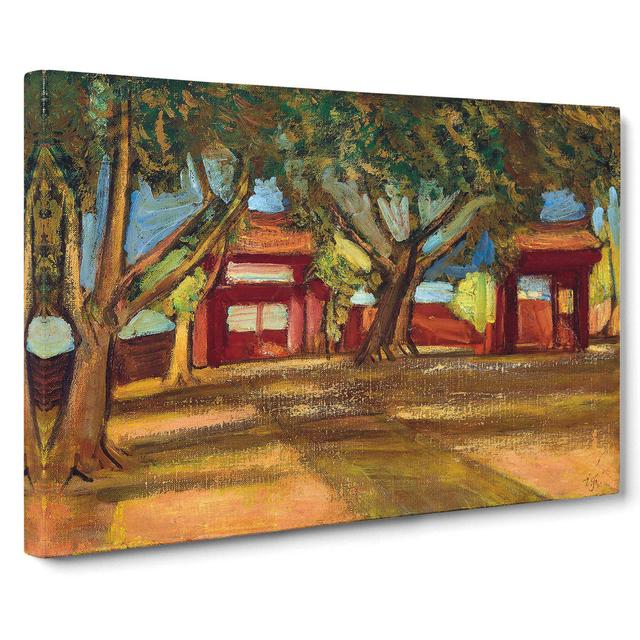 Tainan Seibyo by Fujishima Takeji - Wrapped Canvas Painting Print East Urban Home Size: 40cm H x 60cm W x 3cm D on Productcaster.