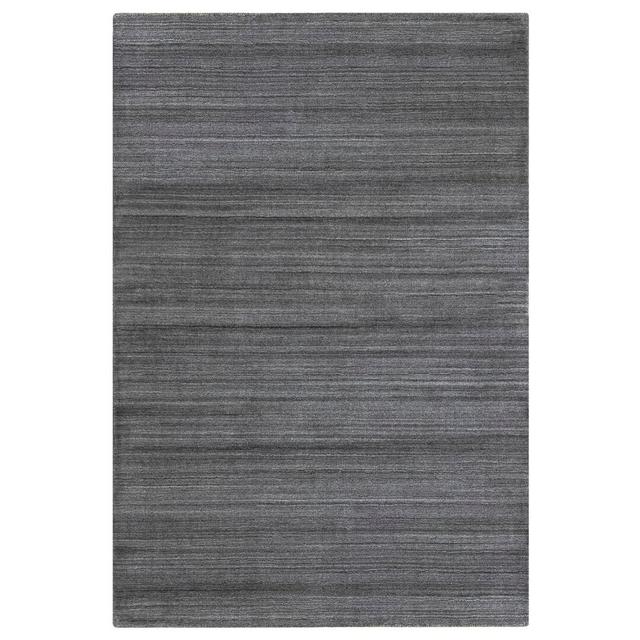 Broadway Hand Knotted Black Rug August Grove Rug Size: Rectangle 200 x 290cm on Productcaster.