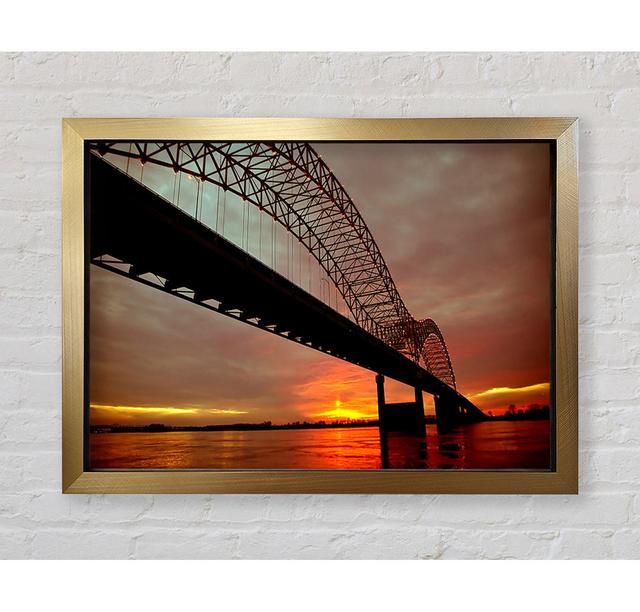 Up And Over The Mighty Mississippi - Single Picture Frame Art Prints Bright Star Size: 59.7cm H x 84.1cm W x 3.4cm D on Productcaster.