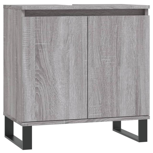 Mariapaula Floor Mounted Bathroom Cabinet 17 Stories Finish: Grey Sonoma on Productcaster.