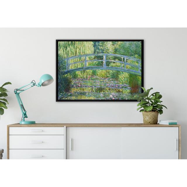 Gerahmtes Leinwandbild Kunstdruck Die Japanische Brücke von Claude Monet Rosalind Wheeler Maße: 65 cm H x 85 cm B x 2,5 cm T on Productcaster.