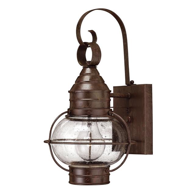 Beebe 1-Light Outdoor Wall Lantern Williston Forge Size: 35.6cm H x 18.4cm W x 20.3cm D on Productcaster.