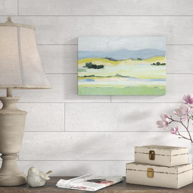 Pastel Hills II by Ethan Harper - Wrapped Canvas Painting Print Blue Elephant Size: 30cm H x 46cm W on Productcaster.