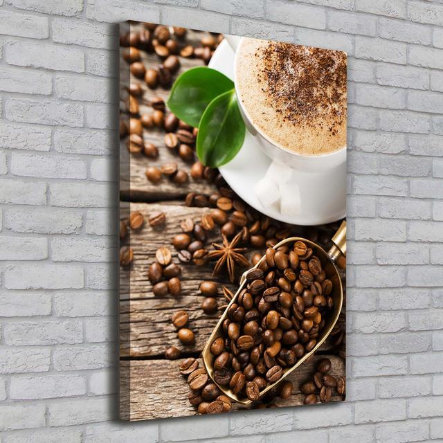 Coffee - Wrapped Canvas Art Prints Brayden Studio on Productcaster.