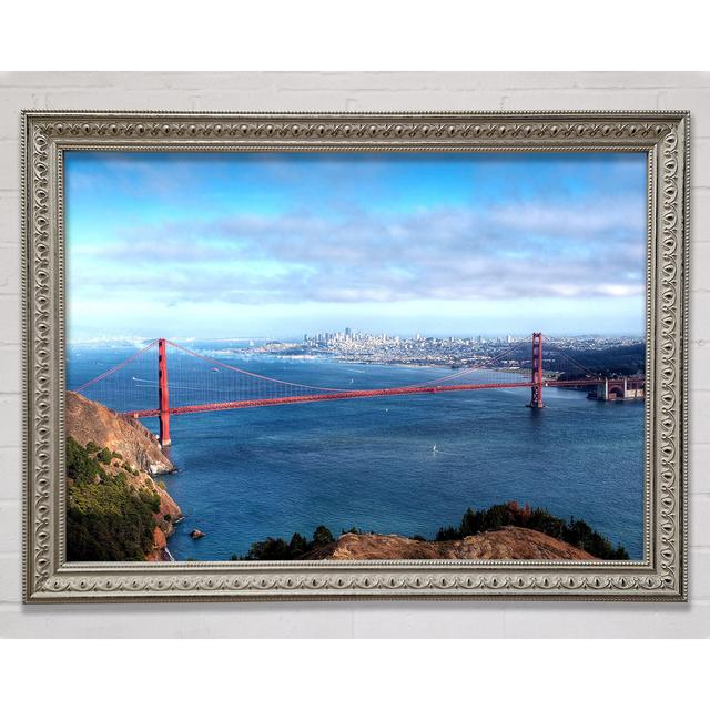 San Francisco Panorama Framed Print Highland Dunes Size: 29.7cm H x 42cm W on Productcaster.