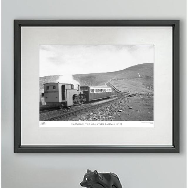 'Snowdon, the Mountain Railway C1955' by Francis Frith - Picture Frame Photograph Print on Paper The Francis Frith Collection Size: 40cm H x 50cm W x on Productcaster.