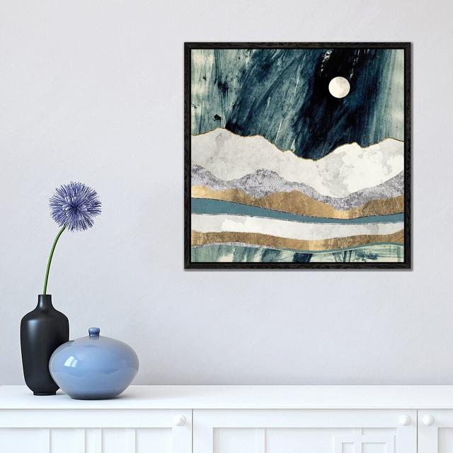 Bold Sky - Graphic Art Print on Canvas 17 Stories Frame Option: Black Framed, Size: 45.72cm H x 45.72cm W x 3.81cm D on Productcaster.