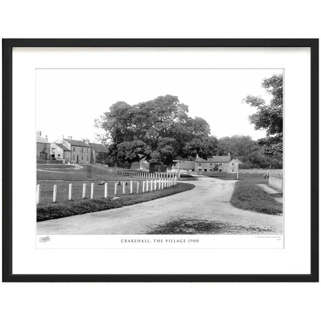 'Crakehall, the Village 1900' - Picture Frame Photograph Print on Paper The Francis Frith Collection Size: 45cm H x 60cm W x 2.3cm D on Productcaster.