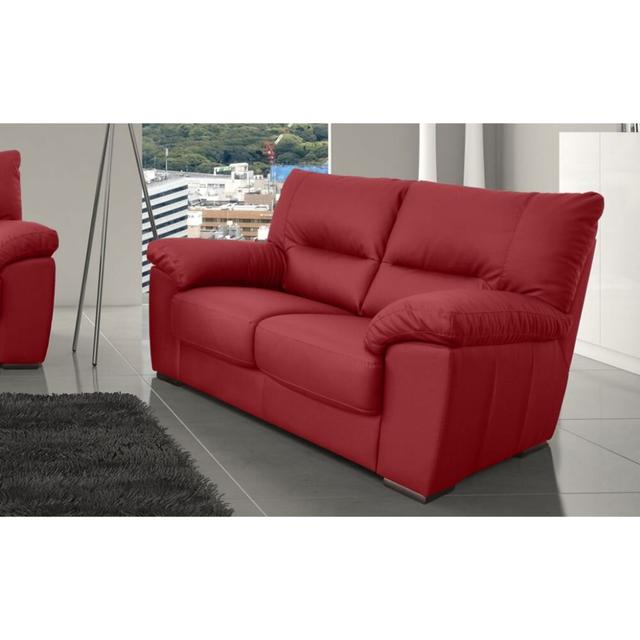 Zweiersofa Marroquin Brayden Studio Farbe: Rot on Productcaster.