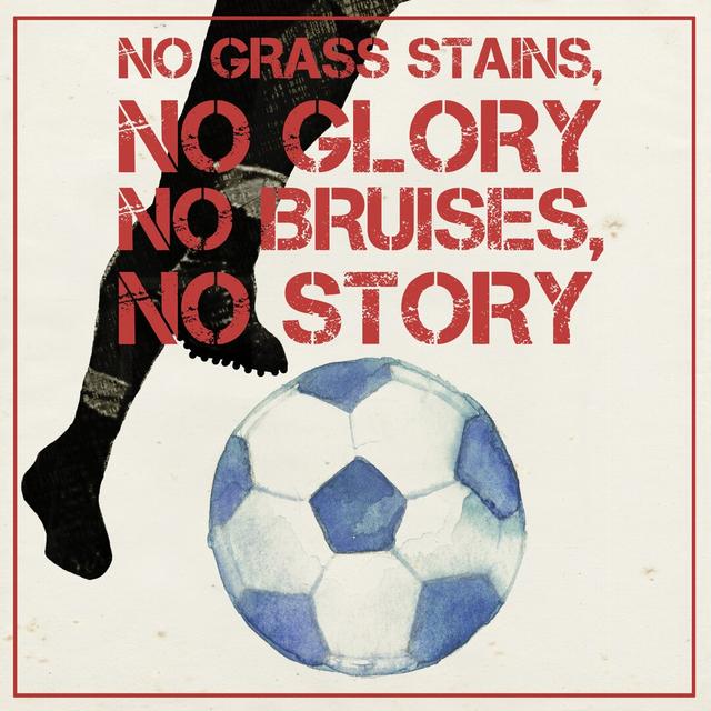 Sports Epigram I by Grace Popp - Wrapped Canvas Typography Happy Larry Size: 91cm H x 91cm W on Productcaster.