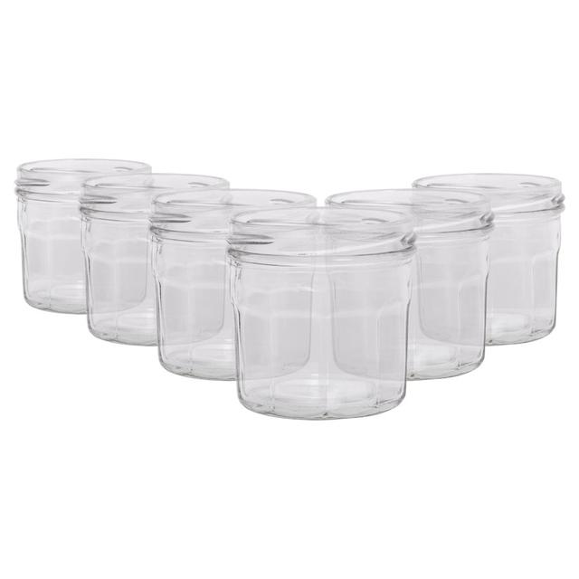 Glass Jar - Set of 24 (Set of 24) Argon Tableware Colour: Silver on Productcaster.