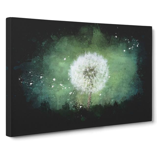 Dandelion Seeds Vol.1 Paint Splash - Unframed Painting East Urban Home Format: Wrapped Canvas, Size: 50cm H x 76cm W x 3cm D on Productcaster.