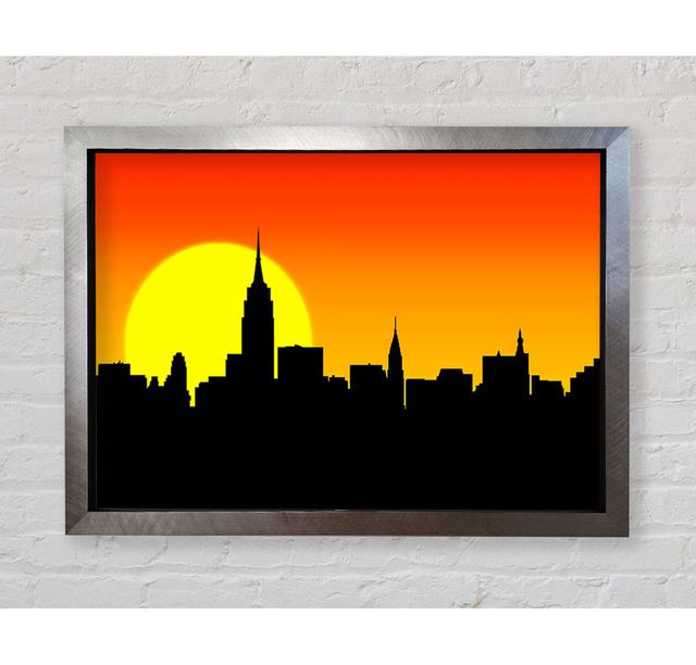 Sunrise New York City - Print Bright Star Size: 42cm H x 59.7cm W on Productcaster.