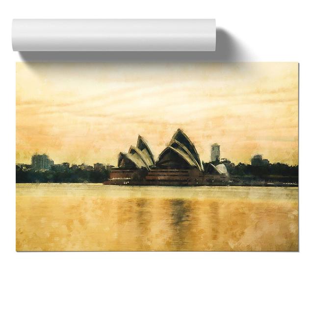 Sydney Opera House Vol.3 - No Frame Print East Urban Home Size: 42cm H x 59cm W x 0.1cm D on Productcaster.